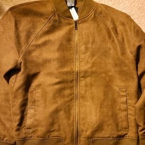 Suede like Bomber Jacket